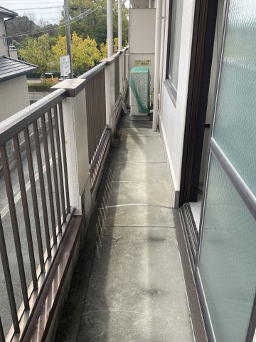 浜北電機ビルのバルコニー