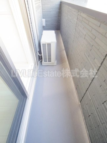 グラサ　旧)D-room緑町2丁目　ディールームミドリチョウのバルコニー