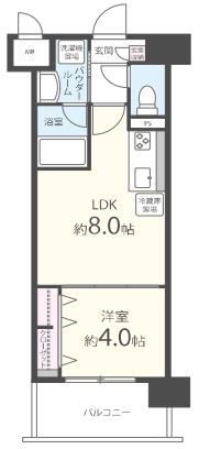 シャイニング福島離宮の間取り