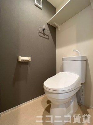 【トイレ】 | ハーモニーテラス江原町Ⅱ | 別号室イメージの為、現状を優先致します。