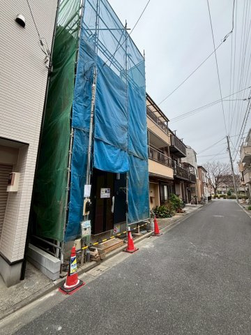 江戸川区瑞江2丁目　新築戸建の前面道路含む現地写真