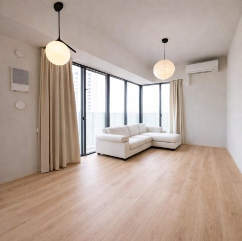 パークシティ柏の葉キャンパスサウスマークタワーの居間・リビング