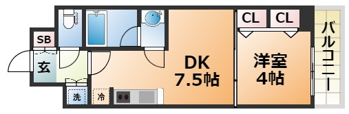 プレジオ神戸WESTの間取り