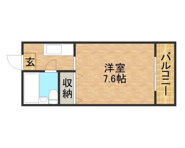 仁川北マンションの間取り