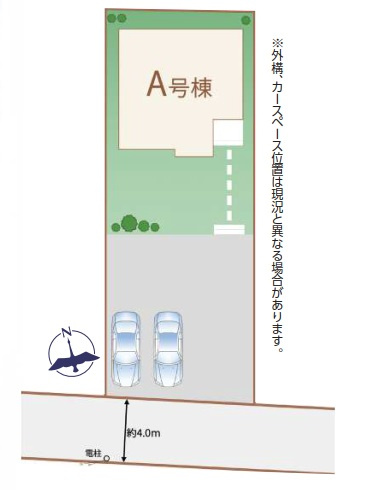 ひたちなか市平磯町5567番の区画図|区画図です。