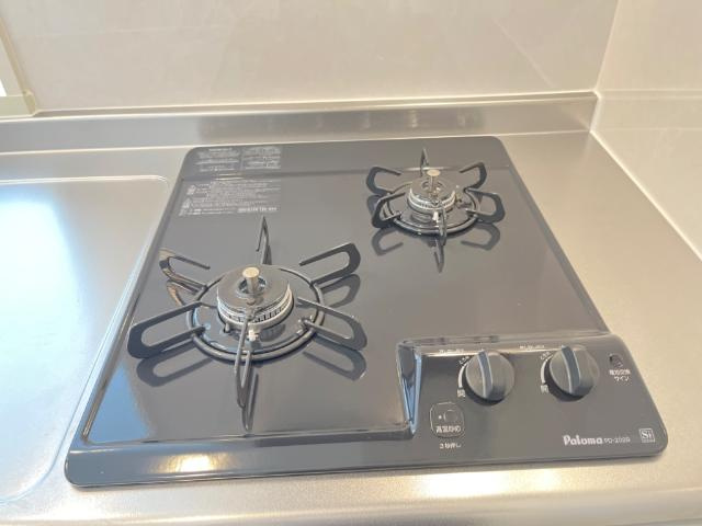 クローバーのキッチン|2口ガスコンロ