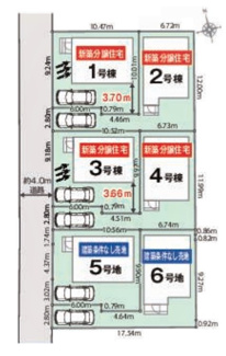 【区画図】 | 西東京市北原町1丁目第1期　全6区画　4号棟 | 西東京市北原町1丁目第1期　全6区画　4号棟