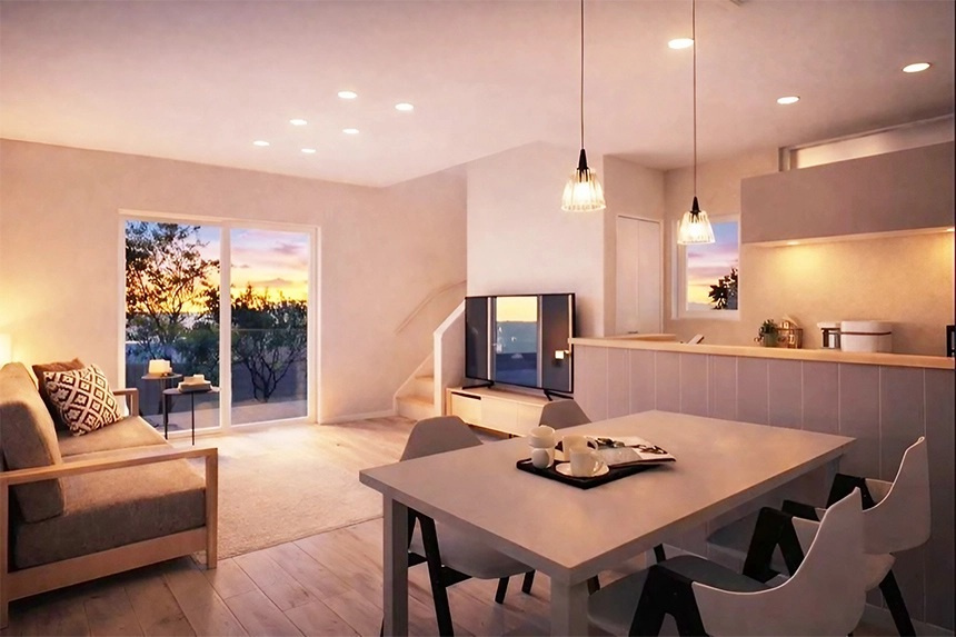 北郷3条4丁目　の居間・リビング|※イメージです