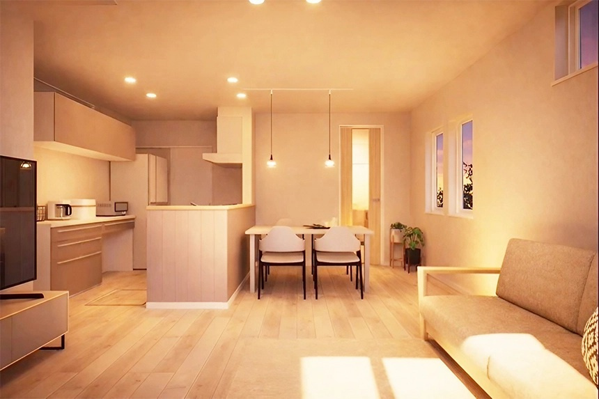 北郷3条4丁目　の居間・リビング|※イメージです