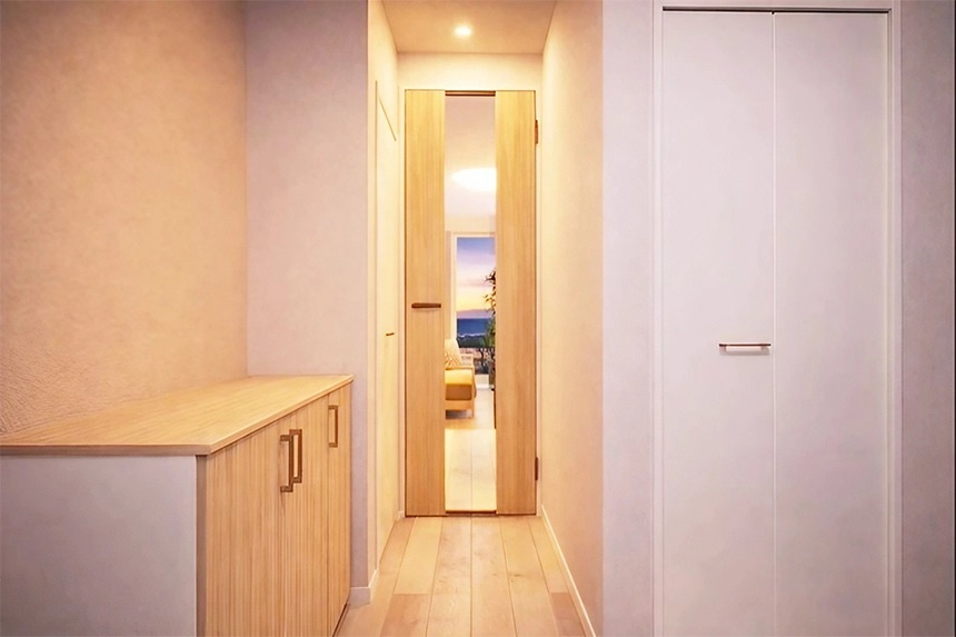 北郷3条4丁目　の玄関|※イメージです