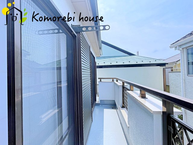上尾市泉台2丁目　中古一戸建てのバルコニー|落ち着いた時間を過ごせるバルコニーです