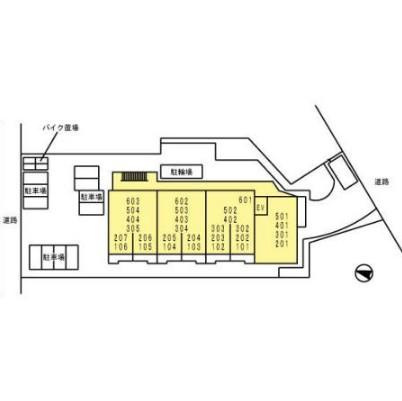 カーサ　フェリーチェ　柴又の区画図