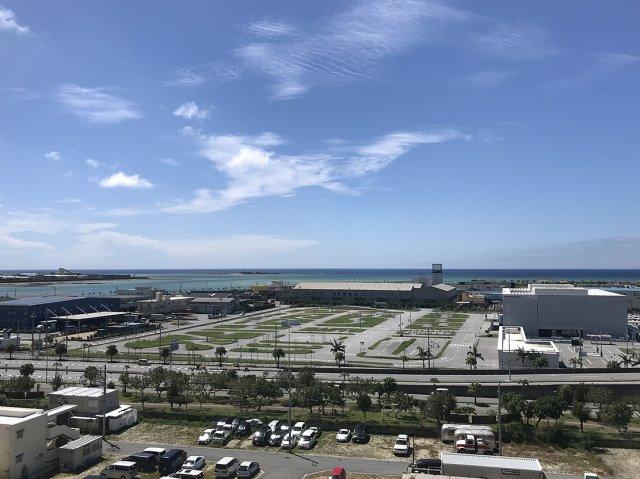 ジ・オーシャンテラス豊崎サンセットテラスの展望|豊見城市豊崎賃貸｜分譲賃貸｜ジ・オーシャンテラス豊崎シーサイドテラス｜アイランドリゾート沖縄