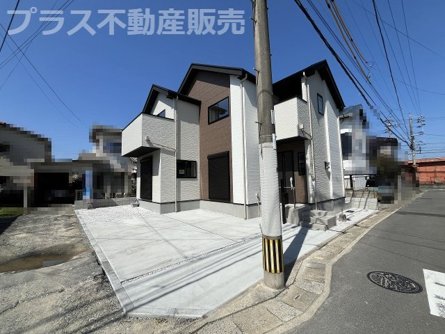 【外観】 | 福岡市早良区賀茂2丁目4期　1号棟（全1棟）【仲介手数料無料・0円】 | 現地写真。プラス不動産販売なら、現場の全ての棟をまとめてご見学頂けます。