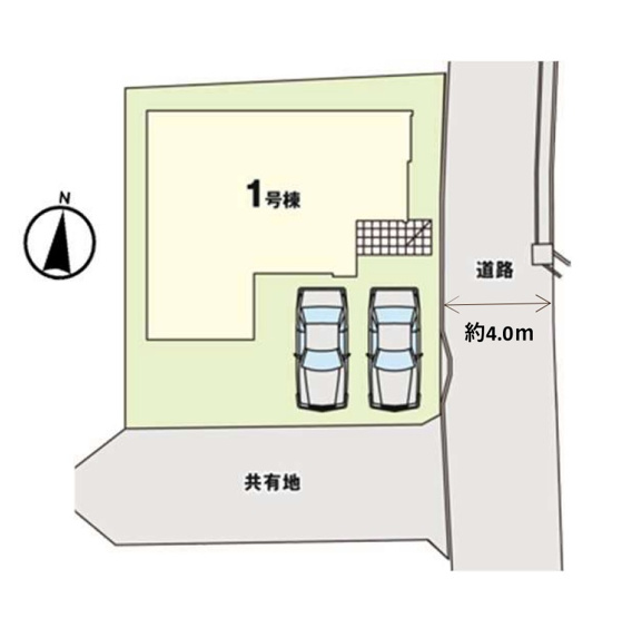 【区画図】 | 福岡市早良区賀茂2丁目4期　1号棟（全1棟）【仲介手数料無料・0円】 | 区画図です。1号棟