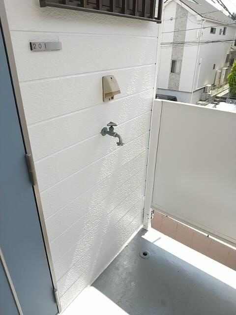 室外洗濯機置場