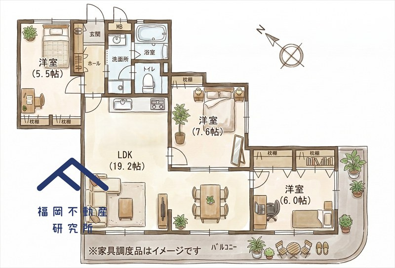 アムール堤の間取り