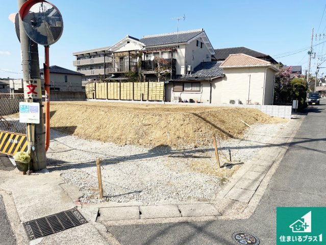 宇治市大久保町上ノ山　第1期　新築一戸建ての外観|周辺は落ち着いた街並みの住宅地！子育てがしやすい住環境です！まだ未完成ですが、現地でしかわからない事もございます。是非一度ご覧ください。