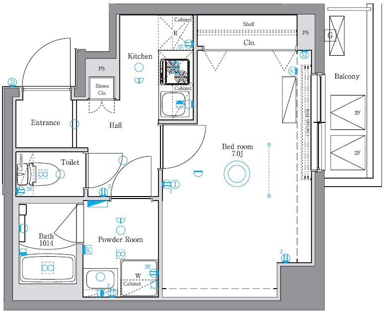 ユリカロゼAZ西台の間取り