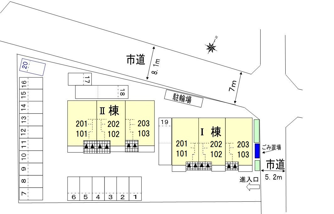 ブリアンベル・ウッドⅡの区画図