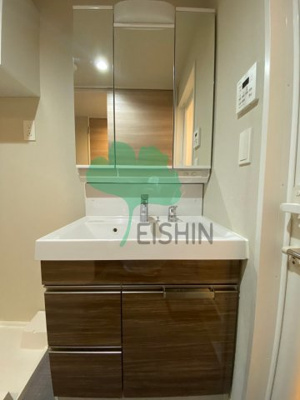 【洗面所】 | グランデール博多 | シンプルで使いやすい洗面台です！