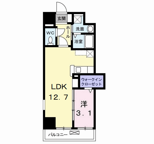【間取り】 | シェーナ下到津