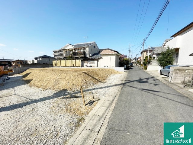 宇治市大久保町上ノ山　第1期　新築一戸建ての外観|周辺は落ち着いた街並みの住宅地！子育てがしやすい住環境です！まだ未完成ですが、現地でしかわからない事もございます。是非一度ご覧ください。全3区画