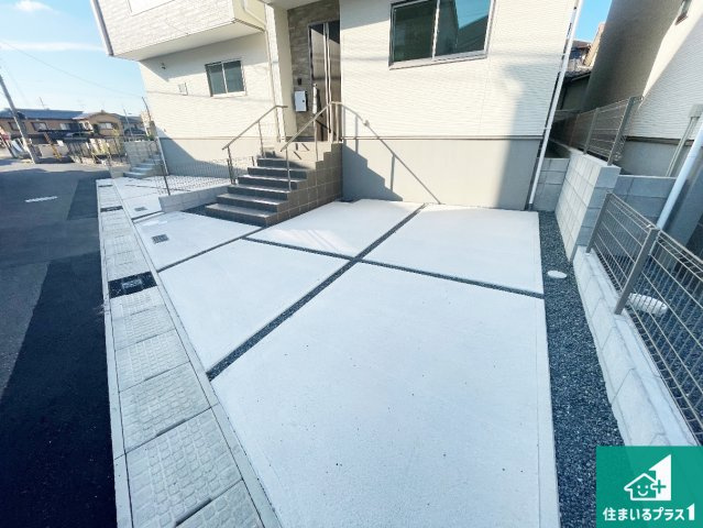 宇治市大久保町上ノ山　第1期　新築一戸建ての外観|周辺は落ち着いた街並みの住宅地！子育てがしやすい住環境です！まだ未完成ですが、現地でしかわからない事もございます。是非一度ご覧ください。