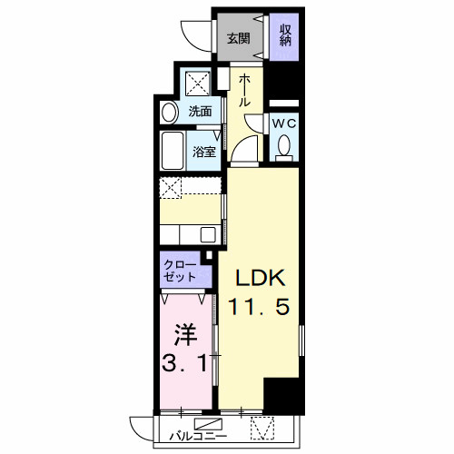 【間取り】 | シェーナ下到津
