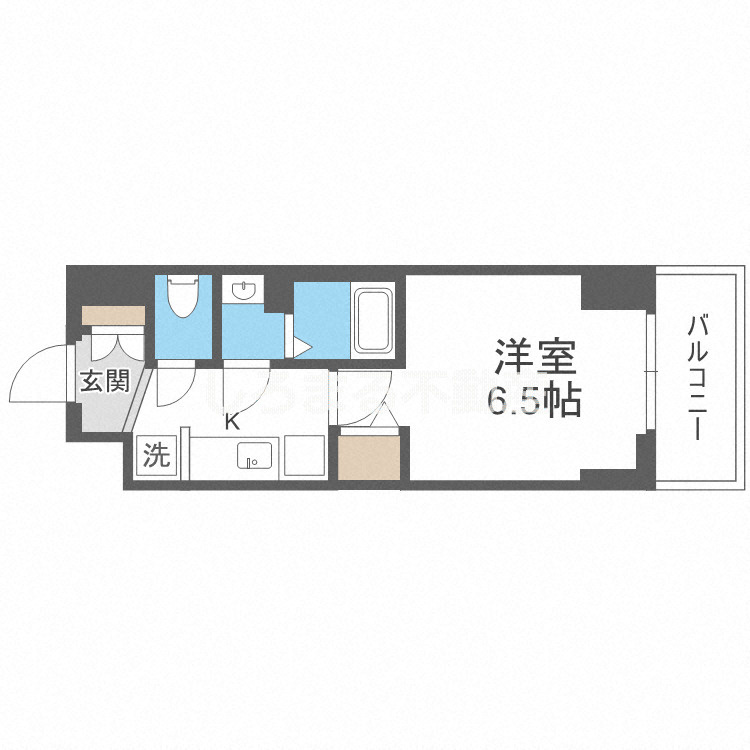 Ｃｉｔｙ　Ｌｕｘ　Ｎａｍｂａ　Ｓｏｕｔｈの間取り