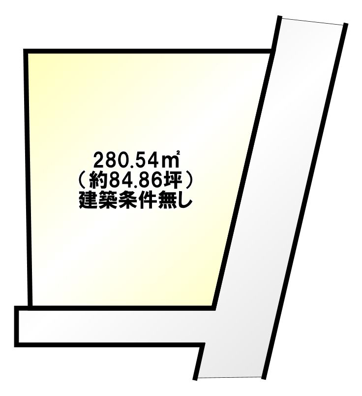 朝倉郡筑前町大久保 　売り土地の土地図