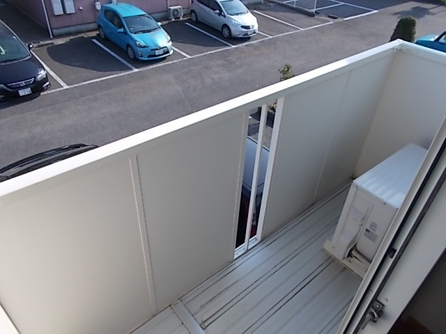 ベルフラワーＤのバルコニー|バルコニー