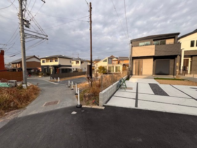 【外観】 | GRAFARE瀬戸市東郷町全3棟【仲介手数料無料　にじの丘小　にじの丘中】 | 今すぐのご案内可能です！→  0120-336-922　までお気軽にお問い合わせください。