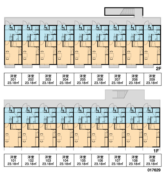 レオパレスS&Hの区画図|画像3
