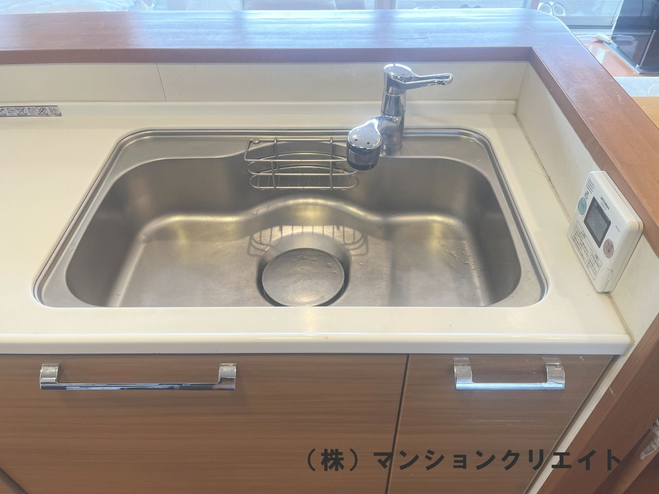 ロアール濱町桜橋 粋人のキッチン|大きなシンク