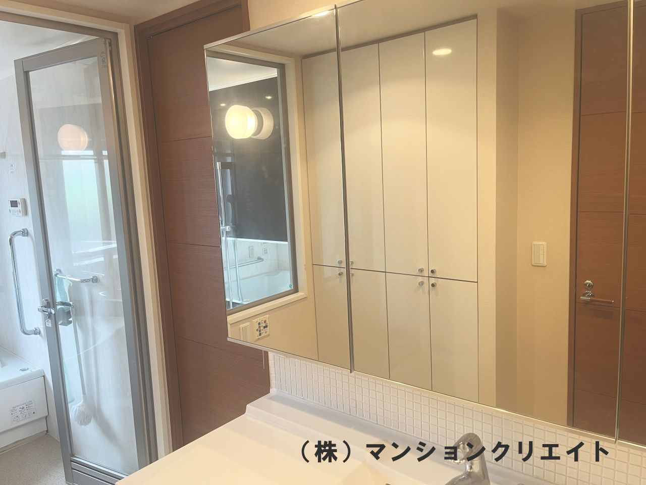 ロアール濱町桜橋 粋人の独立洗面台|システム洗面化粧台