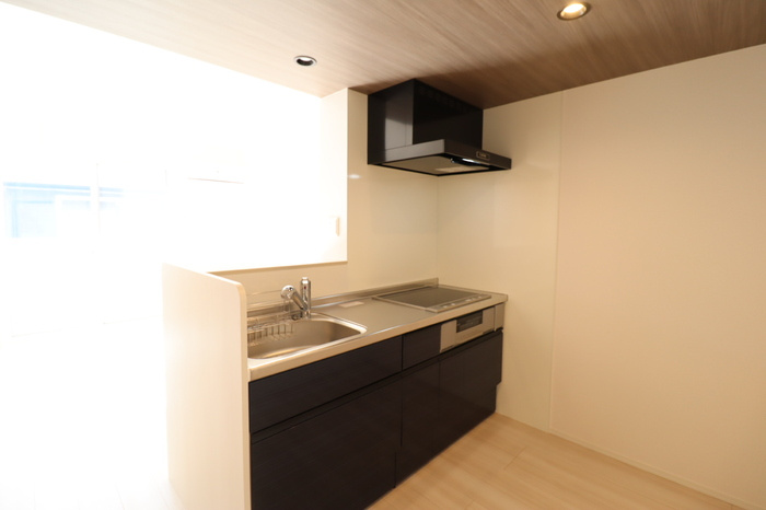 エタニティ Ⅰ・Ⅱ・Ⅲ・Ⅳのキッチン|対面式システムキッチン（3口ＩＨ、グリル、浄水器付）