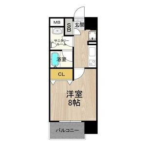 ディオレクレスト東心斎橋の間取り