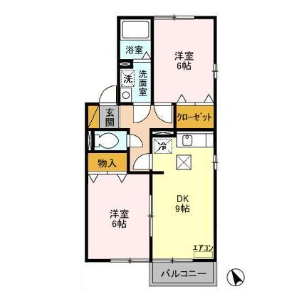 カーサ・ロッソの間取り