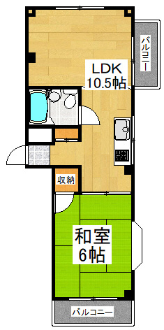 グリーンハイツ黒川の間取り