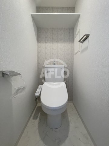 サムティ福島Rufle(ルフレ)のトイレ|サムティ福島Rufle(ルフレ)　温水洗浄便座