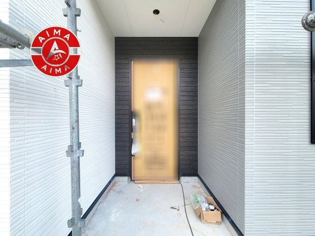 太宰府市青山1丁目第2-1棟(1号棟)の外観：施工例|おでかけの時も帰った時も、「我が家」を最初に感じでもらえる素敵な空間に。