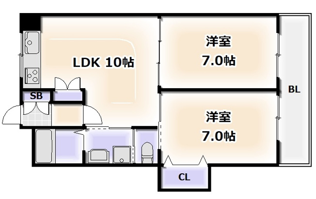 【間取り】 | ヴェルコート折鶴
