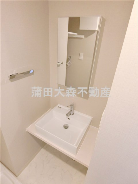 COCOCUBEココキューブ西蒲田の洗面所|独立洗面台