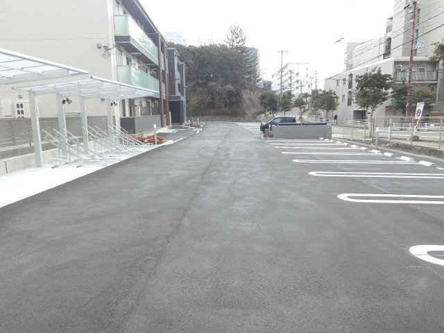 リアン朝霧の駐車場