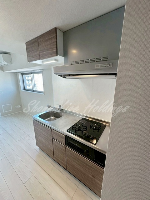 ベイサイドヒルズ関内のキッチン|ガスコンロシステムキッチン♪