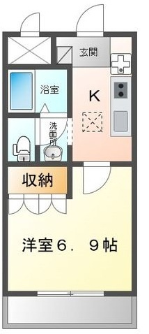 ファーストプレイスの間取り|間取りです。