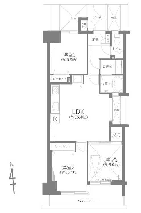 プルミエール入間シティの間取り
