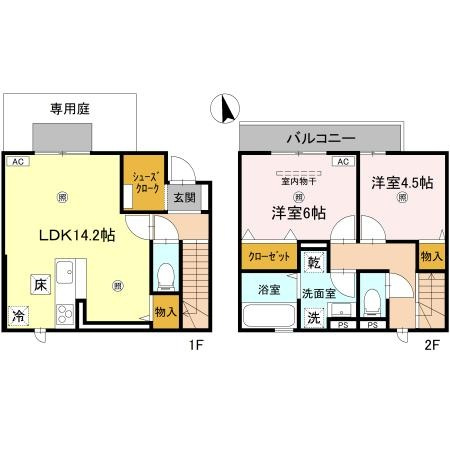 【間取り】 | トリシアコートあべのTS