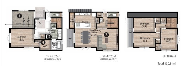 【間取り】 | 品川区戸越2丁目
